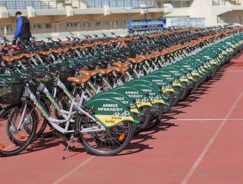 Heraklion Belediye: 100 bisiklet EasyBike